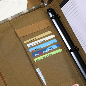 Ngoài trời chiến thuật máy tính xách tay bánh zippered multivamou <span class=keywords><strong>padfolio</strong></span> Vòng chất kết dính - Product Image 4