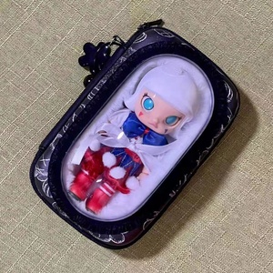 Poupées personnalisées pour enfants, <span class=keywords><strong>porte</strong></span>-poupée, sac de transport pour poupée avec fenêtre transparente en acrylique 	 Sacs à bandoulière pour enfants Blythe de 5 à 18 pouces - Product Image 2