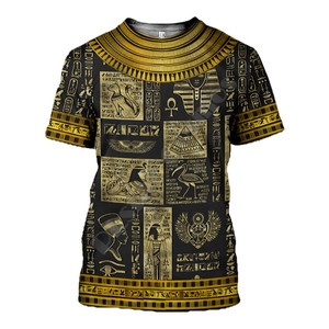 เสื้อยืดอียิปต์สำหรับผู้ชายเสื้อยืดคุณภาพสูงของ Nuoxin - Product Image 3