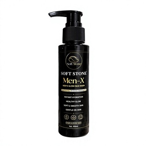 Soft Stone Men-X - Parches Faciales Luminosos para Hombre, 20 Unidades, Limpieza Profunda, Control de Grasa, Nutritivos, Vitamina C, Fragancia a Limón, Material Vegano - Product Image 2