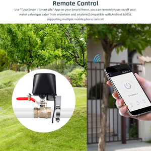 Controlador <span class=keywords><strong>de</strong></span> válvula inteligente Tuya, dispositivo con <span class=keywords><strong>Wifi</strong></span>, con dientes azules, para agua, Gas, apagado automático, Compatible con Alexa, asistente <span class=keywords><strong>de</strong></span> Google, SmartLife - Product Image 3