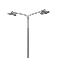 Luminaires de rue LED 30W 40W 60W 70W 90W 100W 120W avec couvercle en verre trempé et polycarbonate