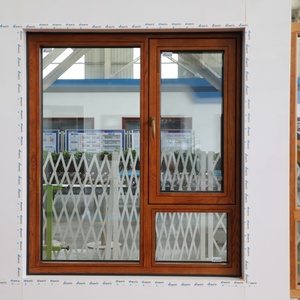 Designs de fenêtres en bois modernes pour l'intérieur et l'extérieur, fenêtre à bascule et à tourner en aluminium avec <span class=keywords><strong>double</strong></span> <span class=keywords><strong>vitrage</strong></span> - Product Image 5