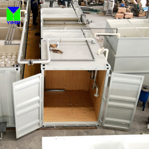 Vase sous pression en acier au carbone anticorrosion pour usine de traitement des eaux usées de l'abattage de volailles, contrôle PLC, économie de coût et d'espace, certifié CE - Product Image 1