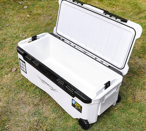 Hộp bảo quản vắc xin dày dặn thiết kế mới 85L, dùng ngoài trời, câu cá biển, giữ tươi mồi sống, hộp làm mát - Product Image 4