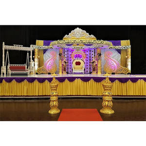 Magnífica Corona de Boda del Sur de la India, Mandap, la Mejor Corona del Sur de la India para Bodas, Mandap, Preciosa Corona Támil para Bodas, Mandap, Australia - Product Image 1