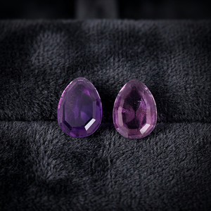 Natural Purple Amethyst Fancy <b>Mirror</b> Cut Loose Gemstones Gopika Third Party Certified Wholesale Custom Orders Fine Gems - Product Image 3