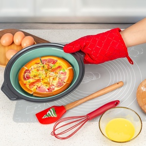 3 uds utensilios de cocina resistentes al calor manoplas de silicona espátula batidor de huevos juego para hornear - Product Image 6