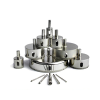 Scie cloche diamantée électrolytique 6-180 mm pour verre, carrelage, marbre, céramique – Outil de perçage pour outils électriques et coupe-verre