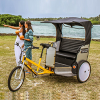 ESTER Tricycle électrique pour le tourisme, Tricycle à différentiel, Rickshaw électrique