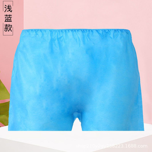Short jetable boxer pour hommes, pantalon de sauna de massage pour <span class=keywords><strong>salon</strong></span> de beauté, pantalon de bain de pieds, pantalon de bain non tissé - Product Image 4