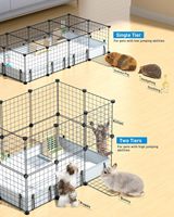 Clôture pour animaux de compagnie, cage pour chat, grotte, parc pour animaux d'intérieur, lapin, chat, petit chien, cage décorative