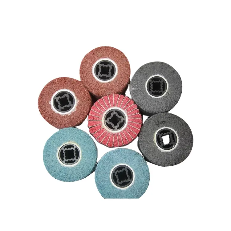 Top selling Wear Resistant Aluminum Oxide Brushed Cloth Polishing Wheel for Polishing Machines using a polishing wheel