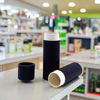 Vente en gros d'emballage de baume à lèvres enduit UV biodégradable écologique Tube cylindrique en papier artisanal personnalisé chocolats cosmétiques