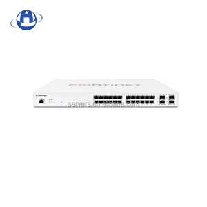 ฟอร์ทิสวิชท์124F-FPOE 124F-POE 124F 24พอร์ตกิกะบิต10GbE Rj45สวิตช์ยึดแร็คเมาท์แร็ค1 Ru - Product Image 1