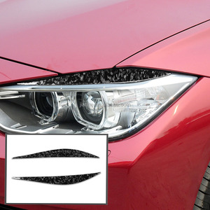 Lot de 2 pièces de couvre-chef en carbone forgé pour <span class=keywords><strong>BMW</strong></span> série 3 F30 2012-2018, décoration de voiture - Product Image 2