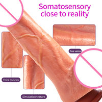 LOVE Stoßende Dildos aus Flüssigsilikon mit Heizfunktion – Realistische Große Silikondildos und Vibratoren (Consoladores) für Frauen und Männer, 12 Zoll