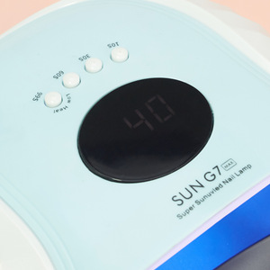 SUN G7 MAX <span class=keywords><strong>Macaron</strong></span> Color Nail Lamp Machine Pulg in 320W 72pcs <span class=keywords><strong>UV</strong></span> LED Séchage rapide Tous les équipements de polissage de gel avec affichage numérique - Product Image 6