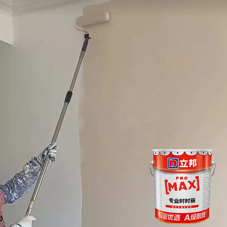 Costruzione immobiliare durevole ingegneria decorazione professionale decorazione di arti emulsione di vernice in lattice per rivestimento di pareti interne