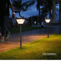 Lampes LED solaires IP65 à succès avec batterie et capteur de lumière pour une installation facile dans les jardins et patios extérieurs
