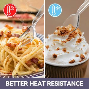 7inch PS muỗng nhựa hiện đại thân thiện với môi dùng một lần muỗng nhựa và dĩa bền vững dao kéo giải pháp - Product Image 6