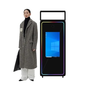 Professional Touch Screen Magic Mirror Photo Booth Mirror Photo Booth <b>with</b> <b>Printer</b> Stand Photo Mirror Booth Led Touch Screen - Product Image 1