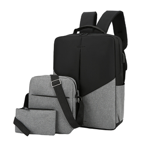 Set tas punggung Laptop 3 dalam 1, tas sekolah kapasitas tinggi, Set tas Laptop bisnis, tas ransel Laptop - Product Image 1