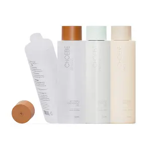 Kundenspezifische umweltfreundliche recycelte 90 ml 150 ml 250 ml 300 ml herd-/shampoo-/körperwaschgel-duschgel-verpackung drücken Kunststoff Twist-Cap-Flasche