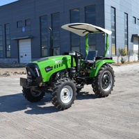 Tractor Agrícola de 40 HP 45 HP 4WD con Motor y Caja de Cambios, Multifuncional para Uso Agrícola, 2 Años de Garantía