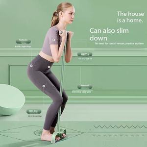 <span class=keywords><strong>Banda</strong></span> Elástica de Resistencia para <span class=keywords><strong>Ejercicios</strong></span> de Yoga, 4 Tubos, para Tobillo, Pedal, Estiramiento, <span class=keywords><strong>Abdomen</strong></span>, Cintura, Brazos y Piernas - Product Image 5