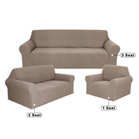 Meilleure vente housse de canapé extensible en tricot Jacquard pour un siège