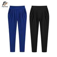 Pantalon Harem Extensible Femme Personnalisé Taille Haute Élastique Coupe Fuselée Longueur Cheville Grande Taille Décontracté OEM ODM