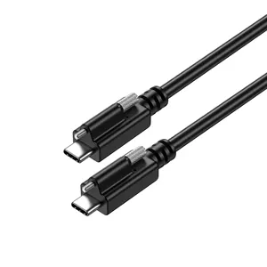 0,5M Direktverkauf vom Hersteller mit Schraube feststehendes Kommunikationskabel USB C-Leitung 100 W PD 5 A Schnellladung Datenkabel