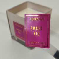 Étiquette autocollante personnalisée en vinyle imperméable, imprimée UV, 20x20x1cm, pour emballage de savon, lessive et détergent