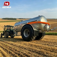 Remorque-citerne à vide multi-usages avec pompe, capacité 10 000 L, épandeur pour fertilisation agricole