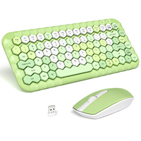 MOFII Nouveau Clavier et Souris Sans Fil 2.4G Hexagonal avec Optique 3D en Stock