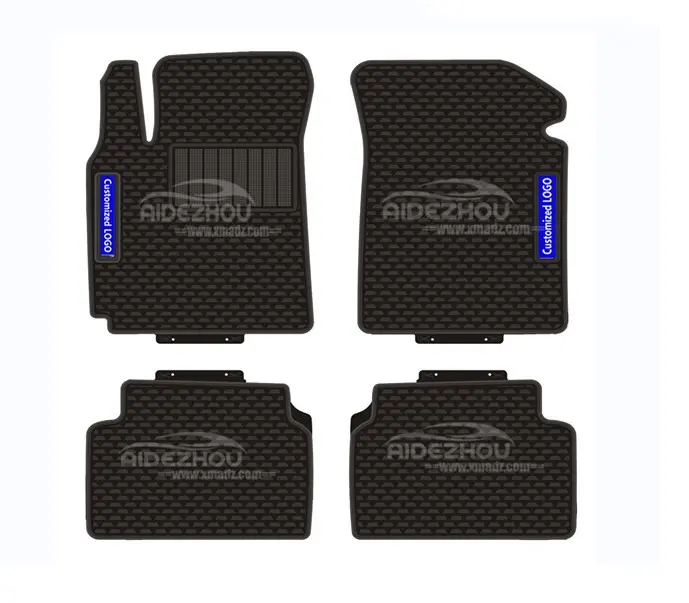 All weather used durable waterproof fireproof highqualiy Latex/pvc/rubber car mats fit for Lacetti 2003+