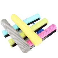 Recharge de balai serpillère en éponge PVA personnalisée, tête de 27 cm, manche en aluminium durable, réutilisable, essorage pliable sur quatre côtés, séchage rapide, remplacement pour la maison