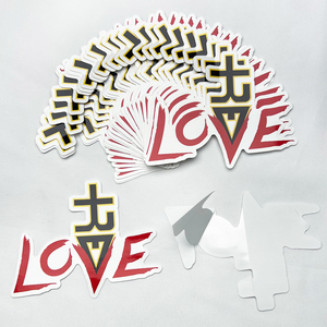 Pegatinas de Vinilo Troqueladas Personalizadas Directas de Fábrica, Adhesivo Impermeable con Logotipo para Promoción de Empaques Comerciales - Product Image 4
