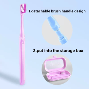 Du Lịch Bàn Chải Đánh Răng Mini Chỉnh Hình Răng Bàn Chải Đánh Răng Lưu Trữ Box Set Sáng Tạo Có Thể Gập Lại Du Lịch Di Động Thiết Lập Cho Bàn Chải Đánh Răng - Product Image 2