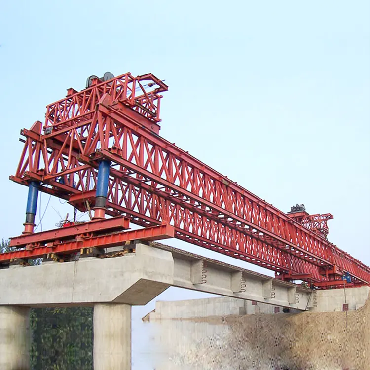 उच्च गुणवत्ता 160t 200t ठोस बीम पुल गर्डर निर्माण लांचर क्रेन मशीन मशीनरी