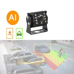 AIセキュリティトラックカメラ人工インテリジェント車両と歩行者検出ブザー警告AIカートラックカメラ
