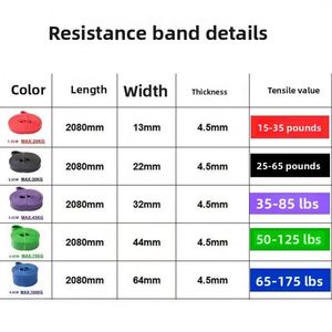 Resistance <b>Bands</b> Pull up Assist Fitness <b>Workout</b> Strength Training Exercise Heavy Duty Elastic <b>Bands</b> for Men Women - Product Image 3