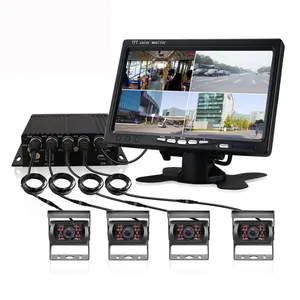 Kit hybride automatique d'autobus scolaire Dvr mobile 4g camion Mdvr 8 canaux 4ch Ahd 720p 4g / Gps / Wifi 8ch Mdvr H.265 pour véhicule