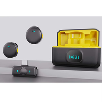 Microphone Lavalier Portable Sans Fil à Réduction de Bruit Omnidirectionnel 20Hz-20KHz pour iPhone et Ordinateur, Idéal pour l'Enregistrement de Jeux en Direct