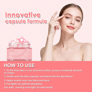 Crema Blanqueadora para el Cuidado de la Piel, Cápsulas de Colágeno, Crema Facial Rosa, Niacinamida, Glutatión, Iluminadora - Product Image 5