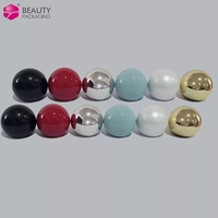 Personalizado de lujo único negro blanco naranja amarillo marrón Bola de resina tapa de perfume tapa de la botella cilindro redondo tapa de perfume