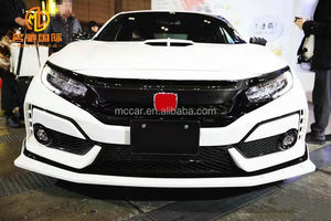 Đối với Honda Civic type-r (fk8) fk8 FK7 vtx2 m-ugen bộ cơ thể phía trước môi bên váy Vent ABS Vật liệu cơ thể Kit - Product Image 4