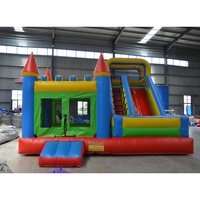 Château Gonflable Compact pour Enfants - Jeu de Rebond et Toboggan Extérieur pour Fêtes - Offre Spéciale