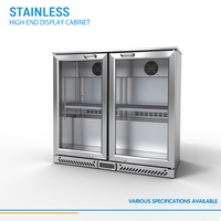 Réfrigérateur vitrine pour boissons froides X-MING, pour supermarchés et magasins, mini réfrigérateur vertical avec porte en verre